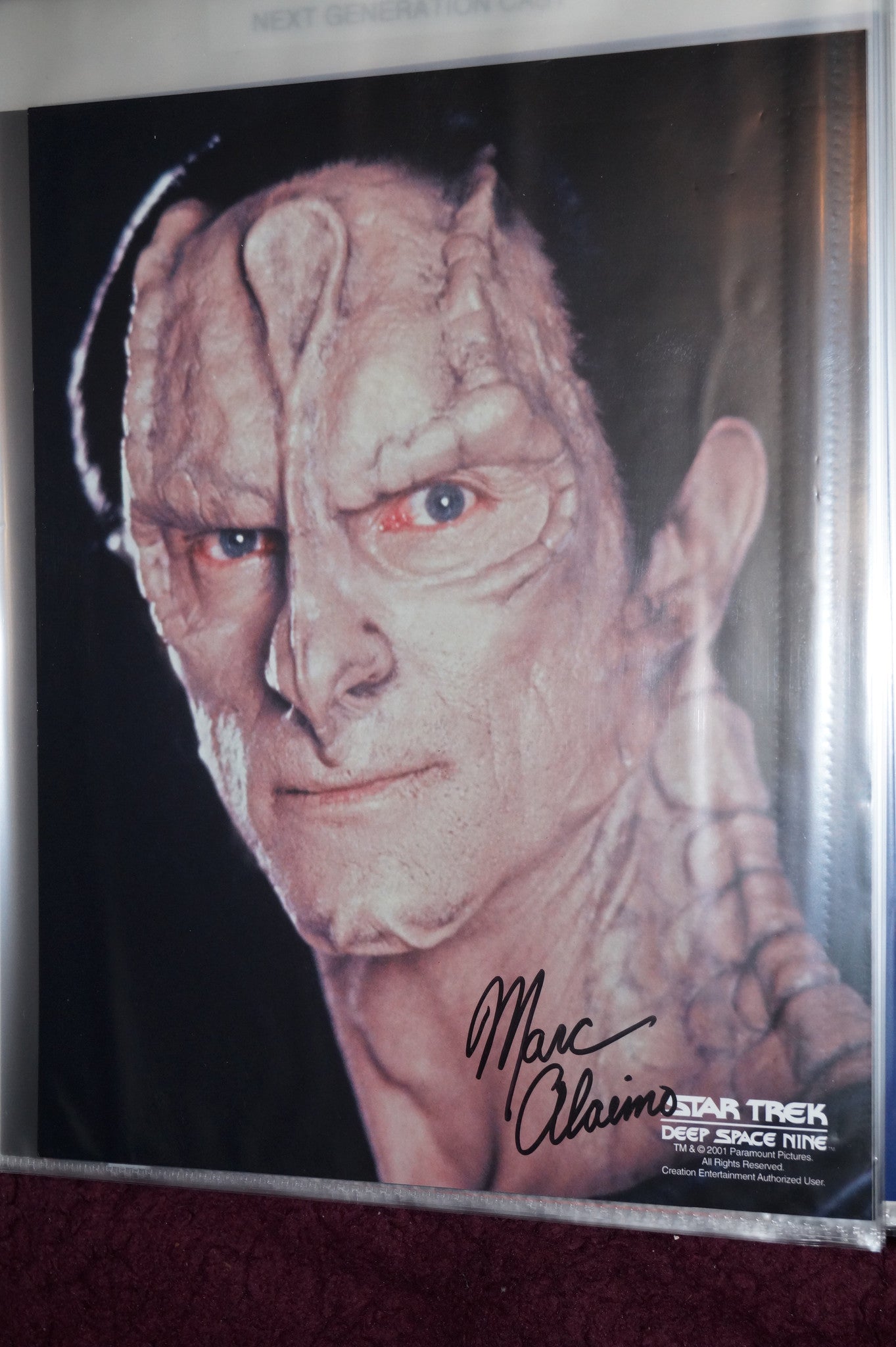 Autographed Photo  "Marc Alaimo"