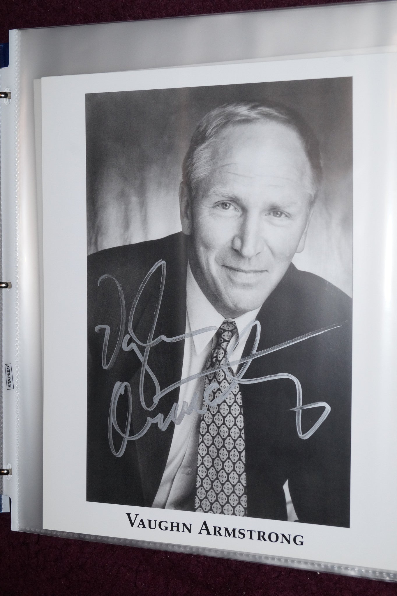 Autographed Photo "Vaughn Armstrong"