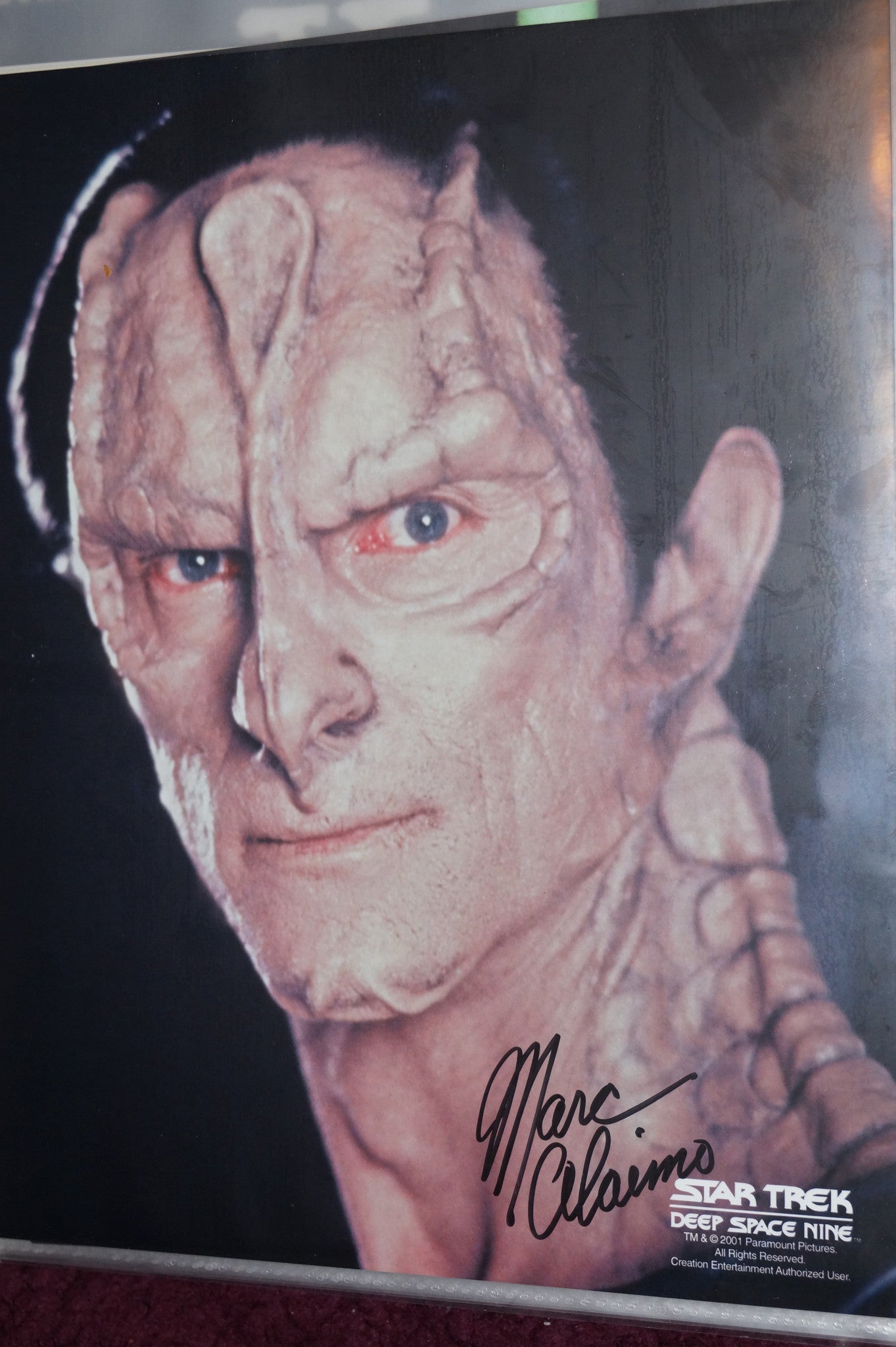 Autographed Photo "Marc Alaimo"