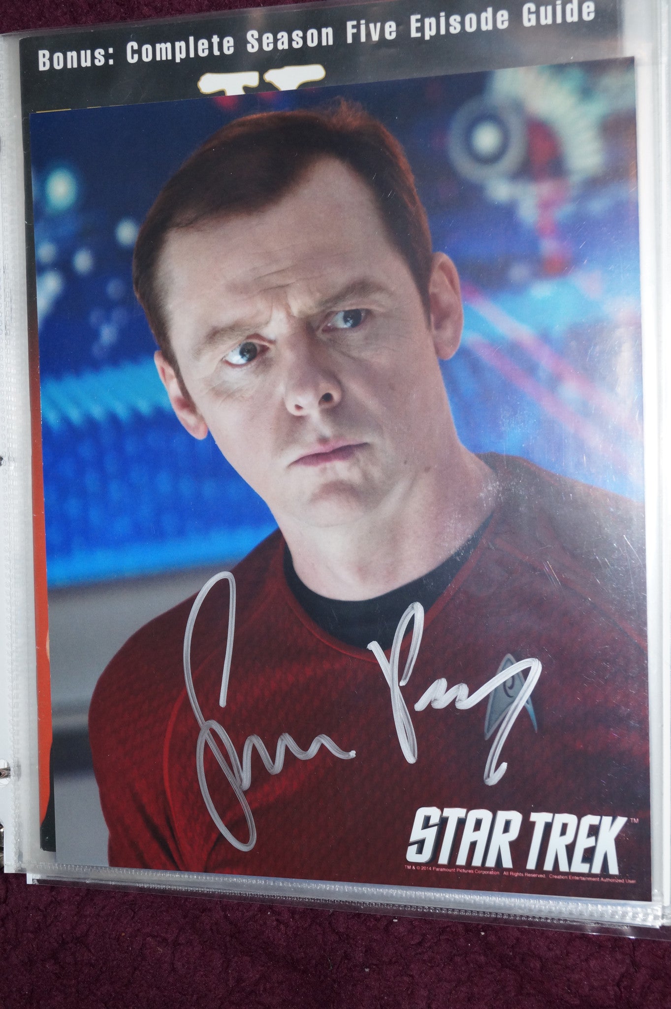 Autographed Photo "Simon Pegg"