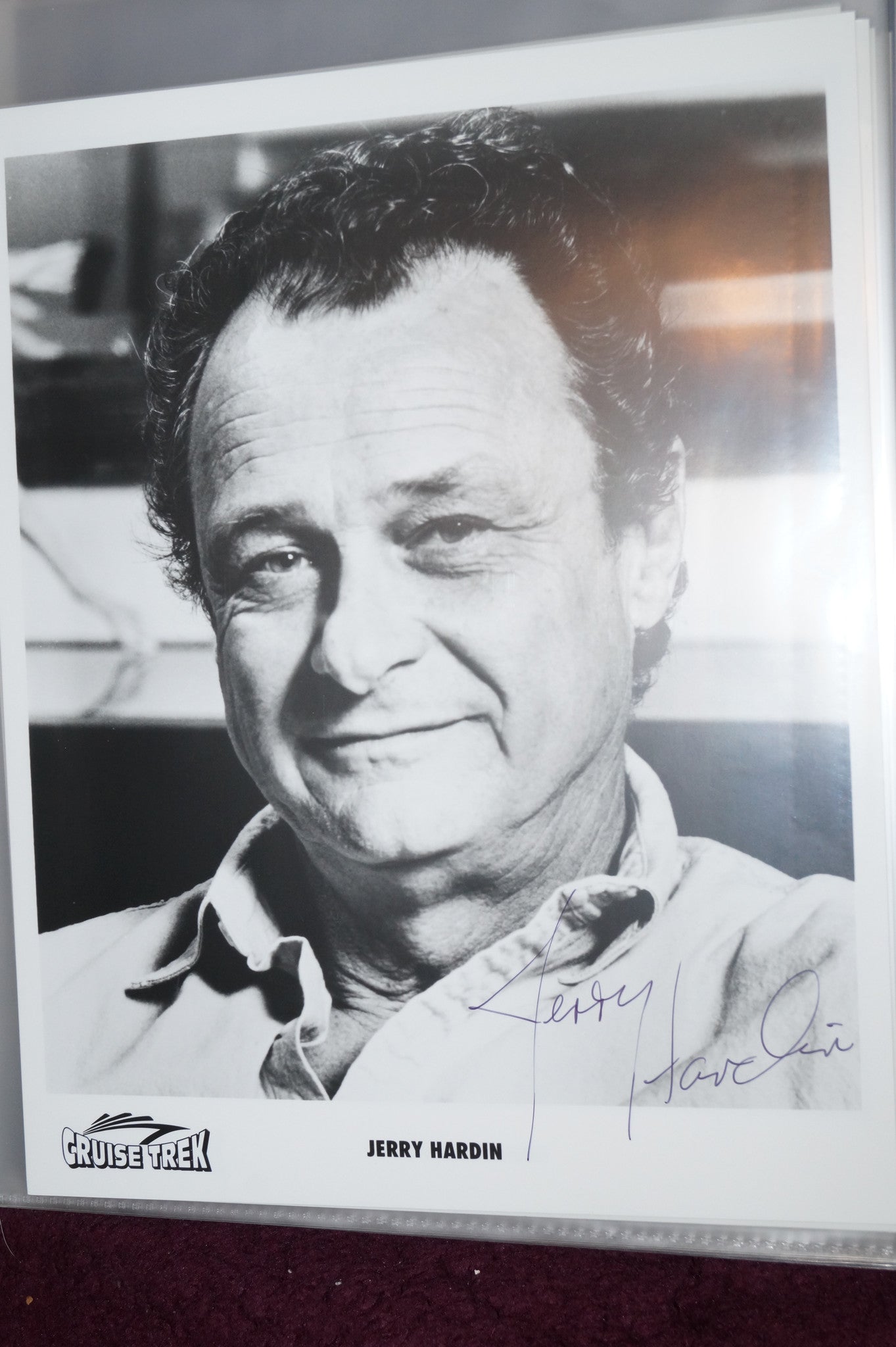 Autographed Photo "Jerry Hardin"