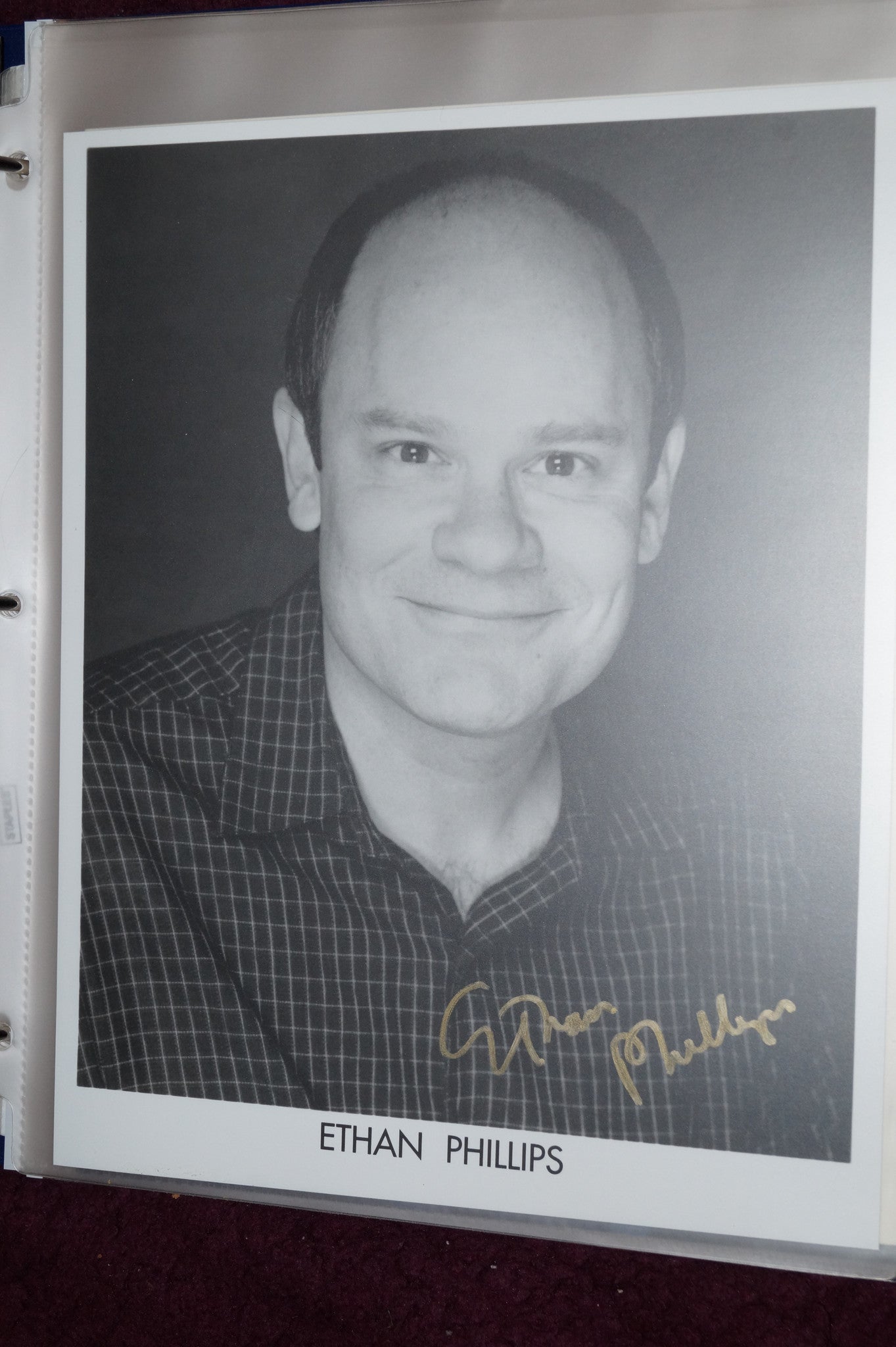 Autographed Photo "Ethan Phillips"