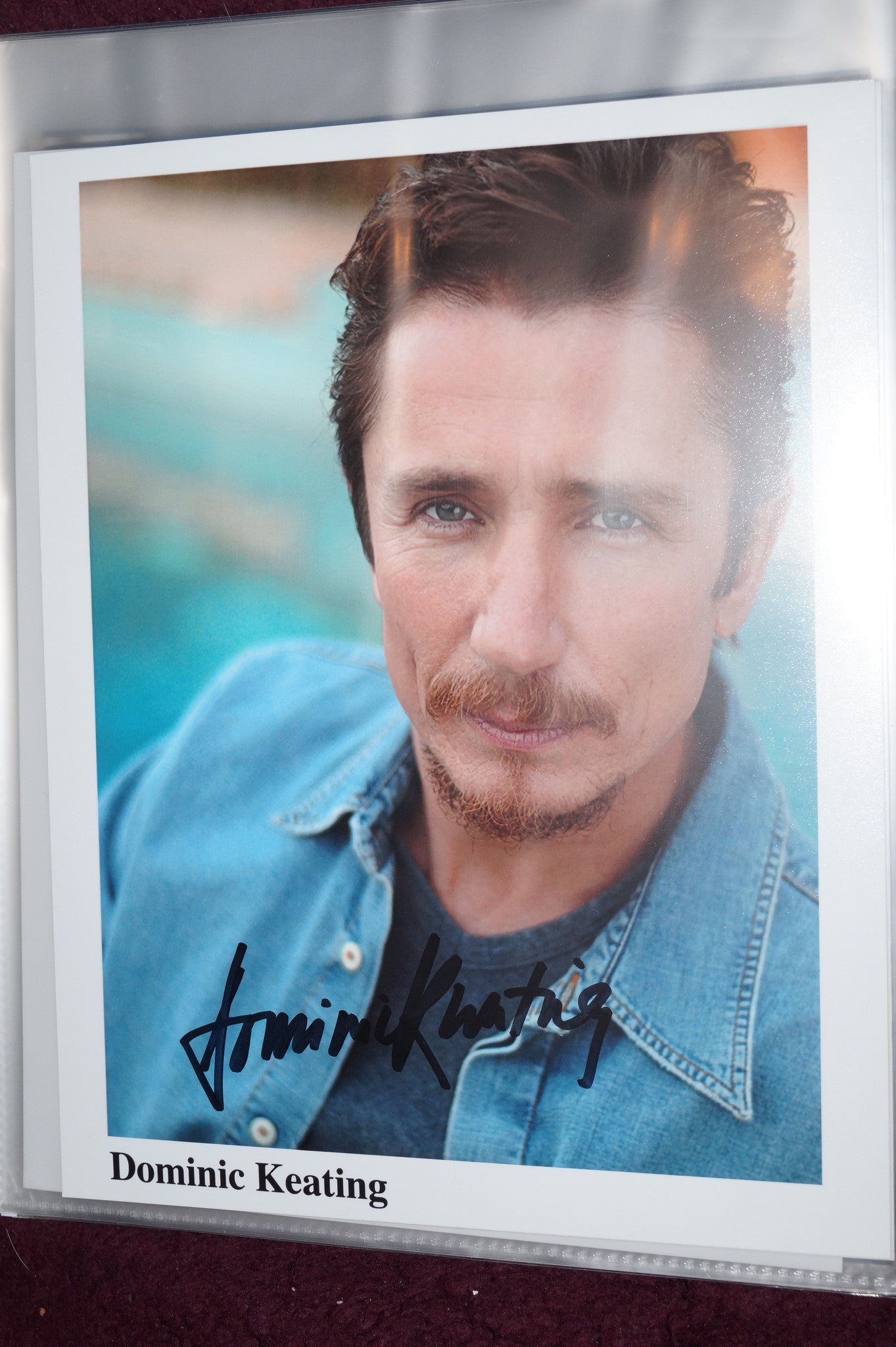 Autographed Photo "Dominic Keating"