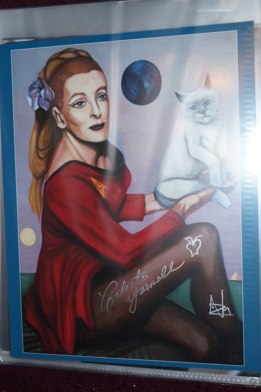 Autographed Print "Celeste Yarnell"