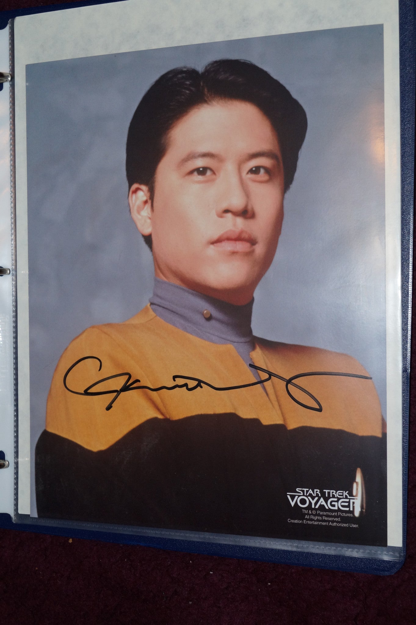 Autographed Photo "Garrett Wang"