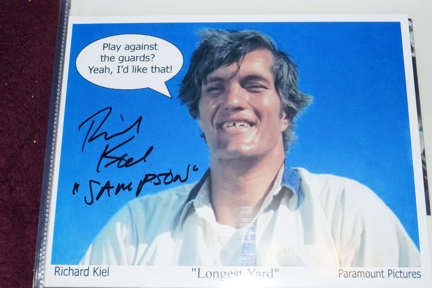Autographed Photo "Richard Kiel"