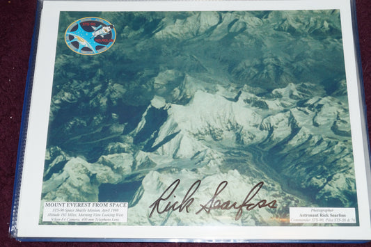 Autographed Photo "Rick Searfoss"