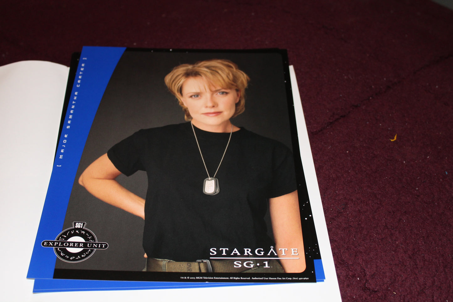 Stargate SG-1 Fan Club Photos, first promo kit