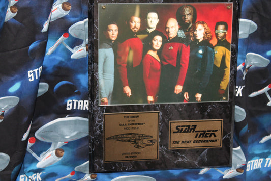 Star Trek The Next Generation Plaque