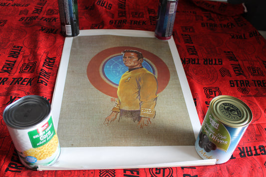 Captain Kirk Poster Vintage