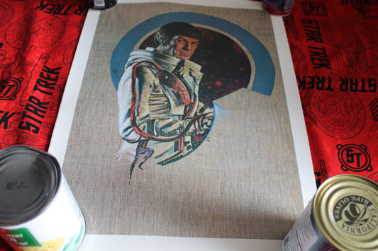 Spock in Envionmental Suit Poster