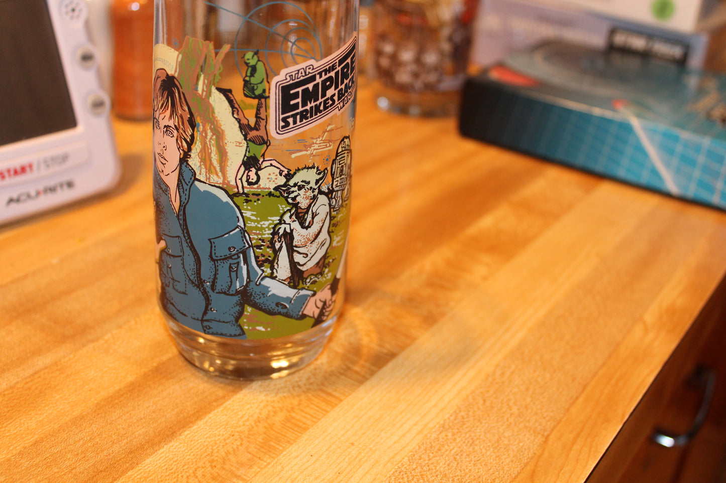 star wars the empire strikes back collector glass