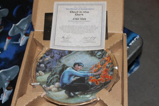 "The Devil in the dark Collector Plate