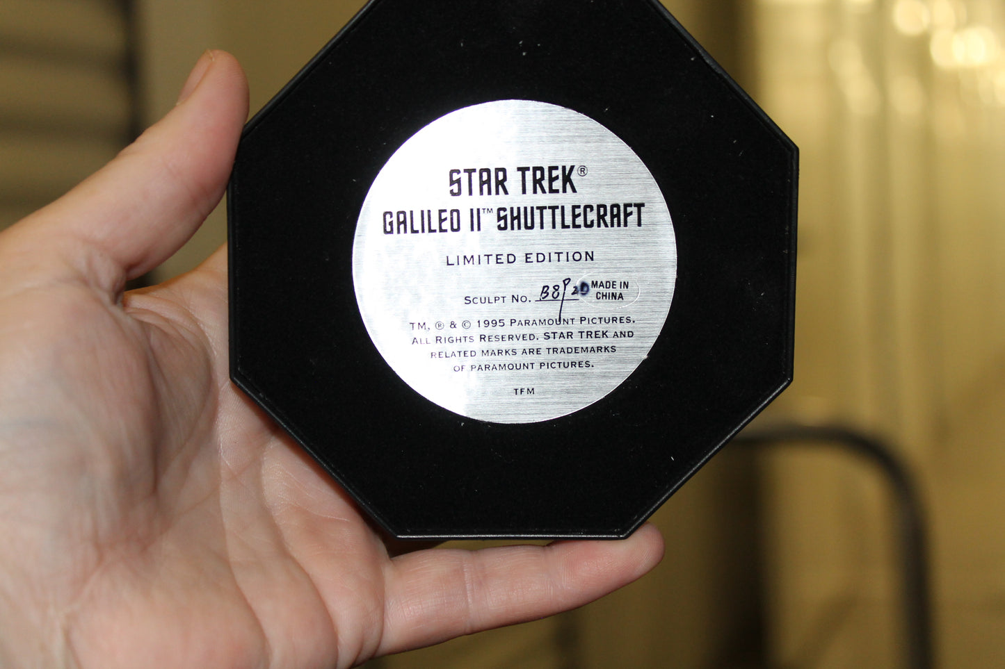 Galileo 2 shuttlecraft Diorama