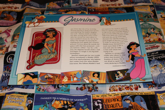 Willabee and Ward Disney Collector Patch "Jasmine"