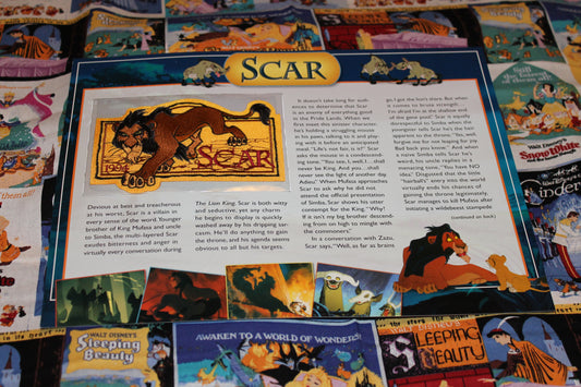 Willabee and Ward Disney Collector Patch "Scar"