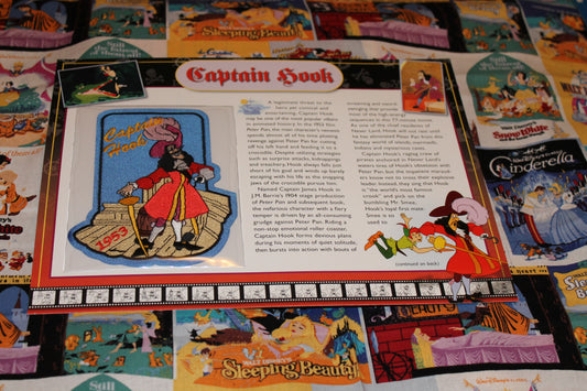 Willabee and Ward Disney Collector Patch "Captain Hook"