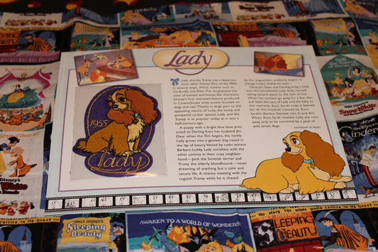 Willabee and Ward Disney Collector Patch "Lady"