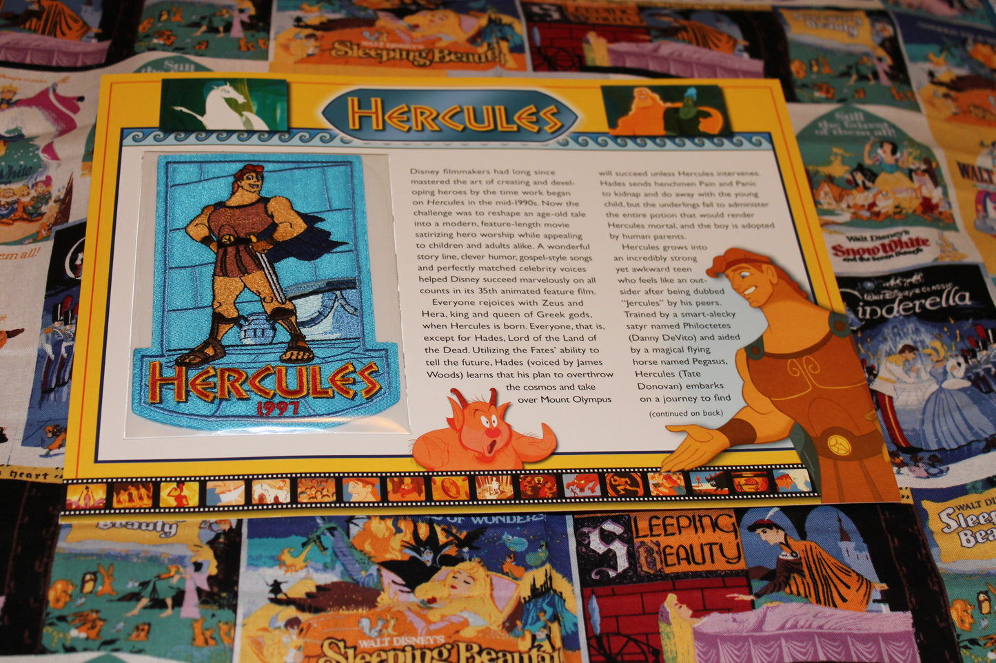Willabee and Ward Disney Collector Patch "Hercules"