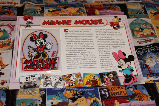 Willabee and Ward Disney Collector Patch "Minnie Mouse"