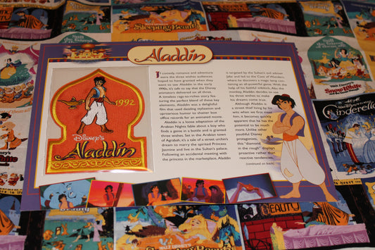 Willabee and Ward Disney Collectors Patch "Aladdin"