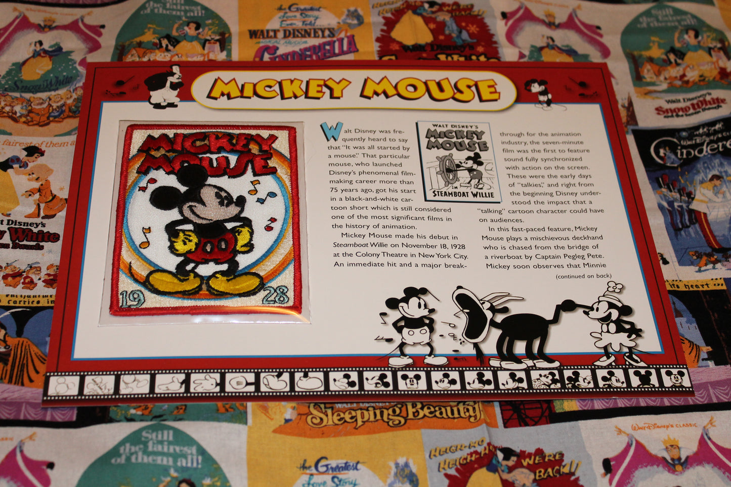 Willabee and ward Disney Collector Patch "Mickey Mouse"