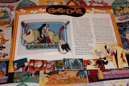 Willabee and Ward Disney Collector Patch "Cruella DeVil"