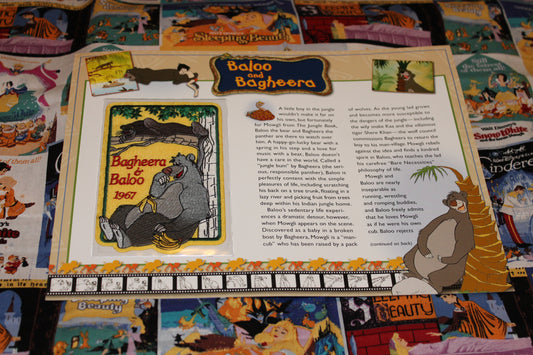 Willabee and Ward Disney Collector Patch ""Baloo and Bagheera"