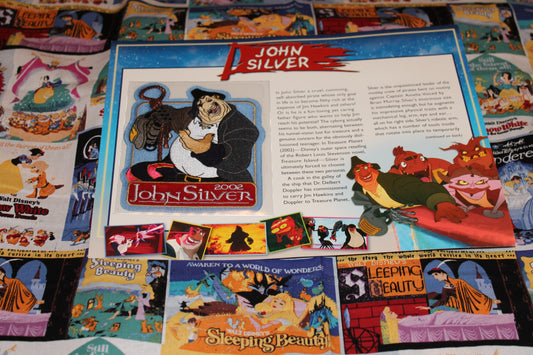 Willabee and Ward Disney Collector Patch "John Silver"