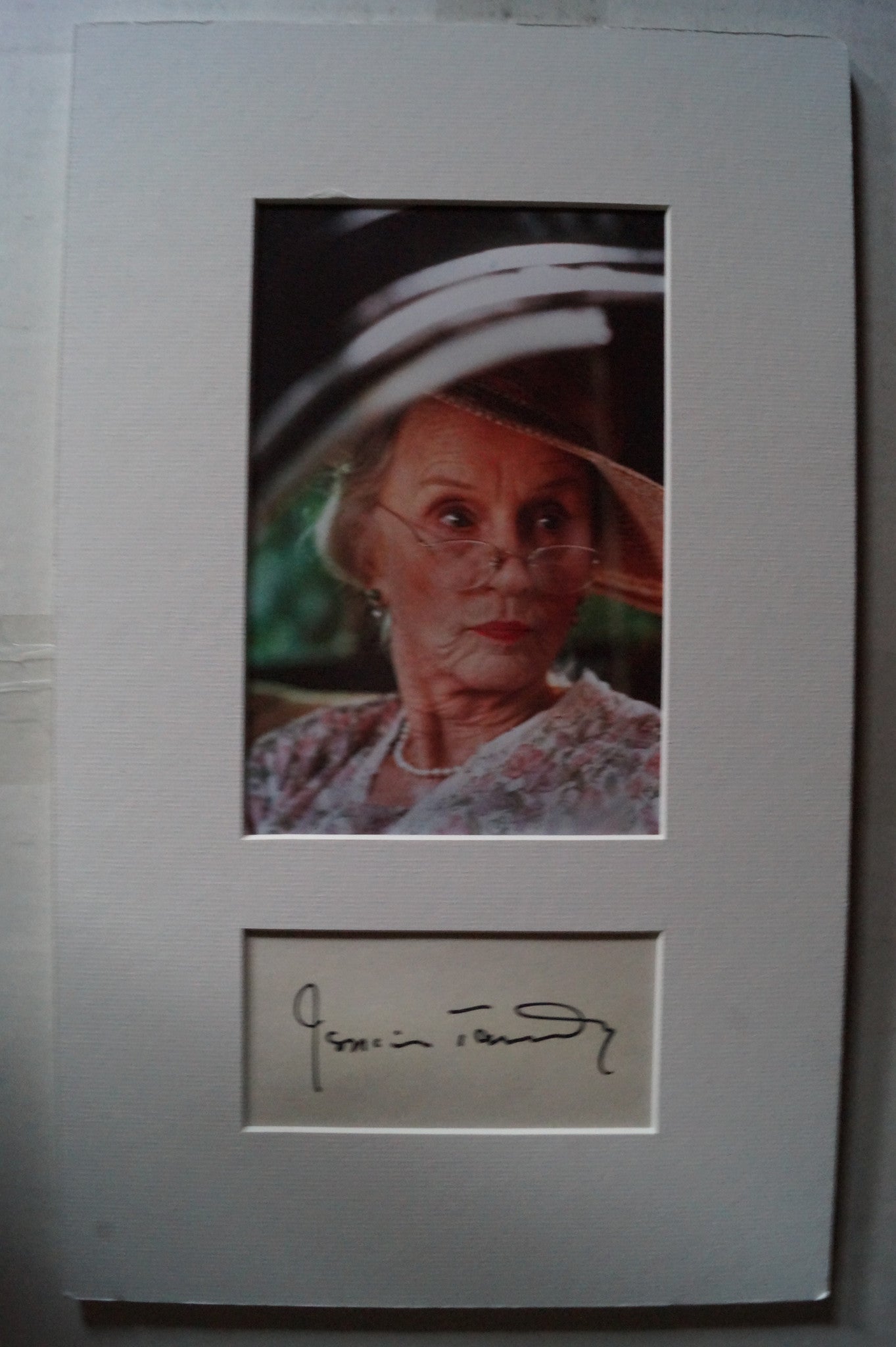 Jessica Tandy AUTOGRAPH