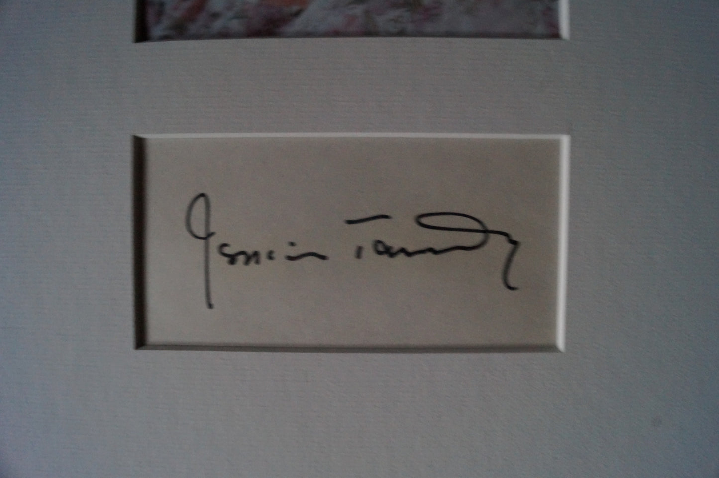 Jessica Tandy AUTOGRAPH