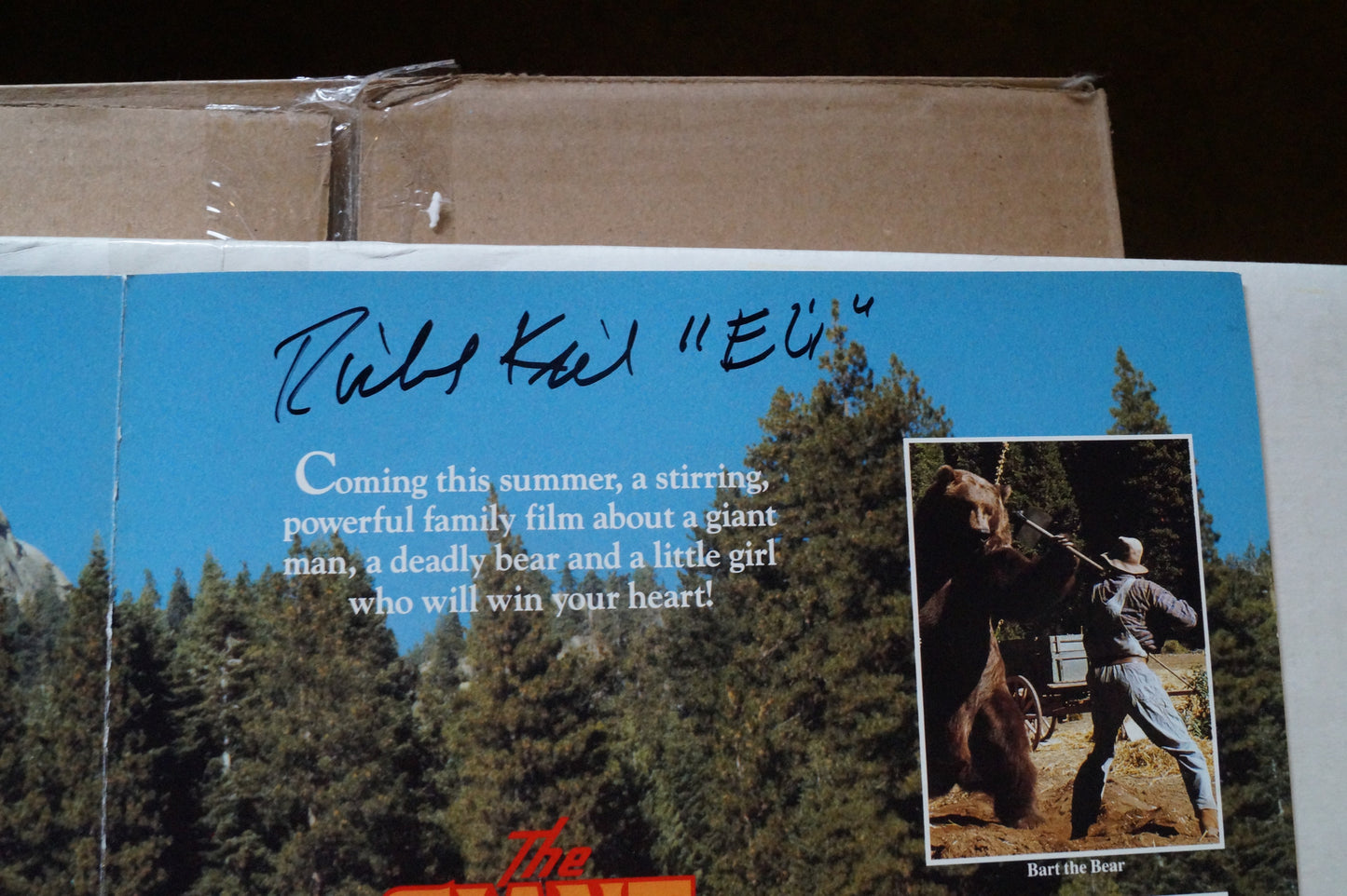 The Giant of Thunder Mountain AUTOGRAPHED