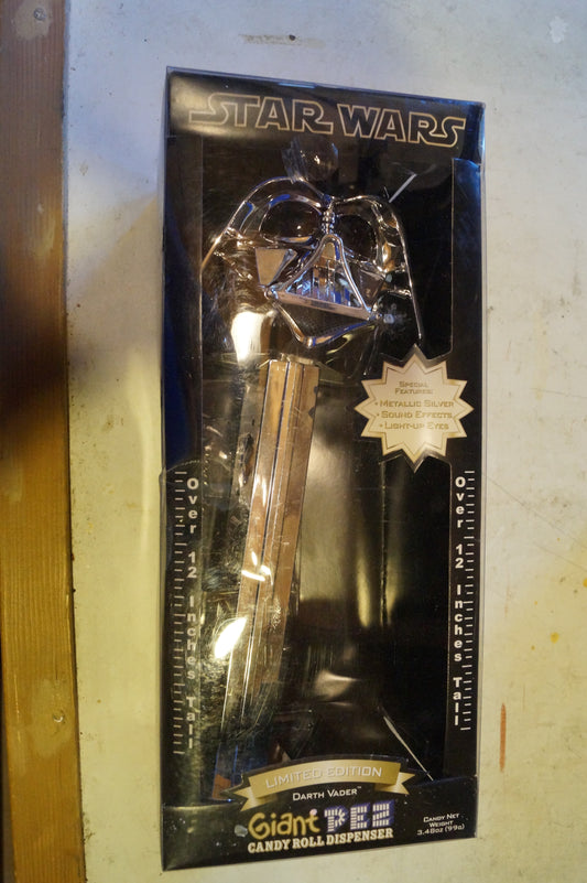 Giant Pez  Darth Vader Silver