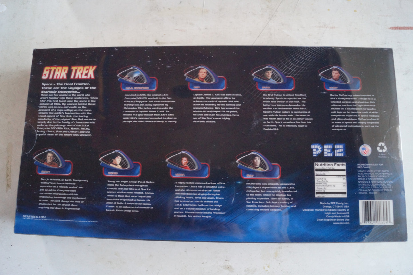 Star Trek Collectors Series PEZ