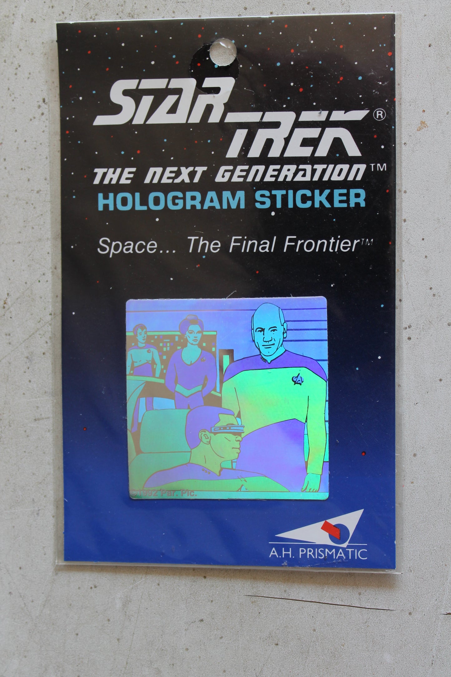 Star Trek  the Next Generation Hologram Sticker