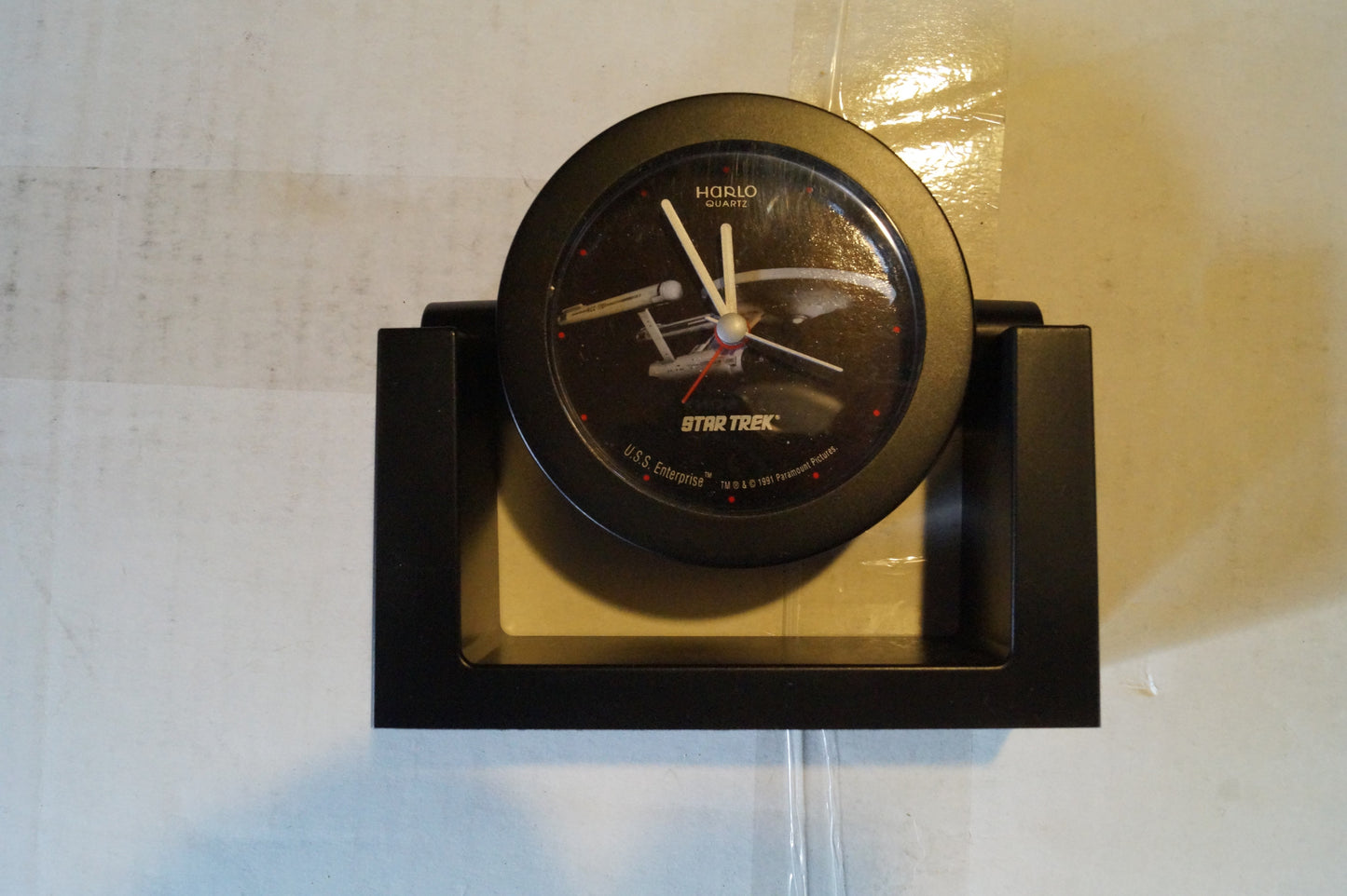 Starship Enterprise Table Clock