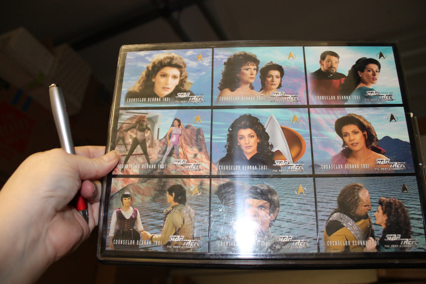 Deanna Troi Uncut Card Sheet